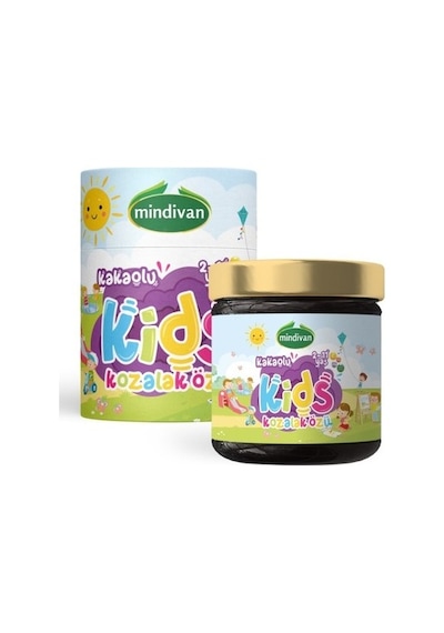 Mindivan Kids Çocuklar Için Özel Kakaolu Kozalak Macunu 240 G