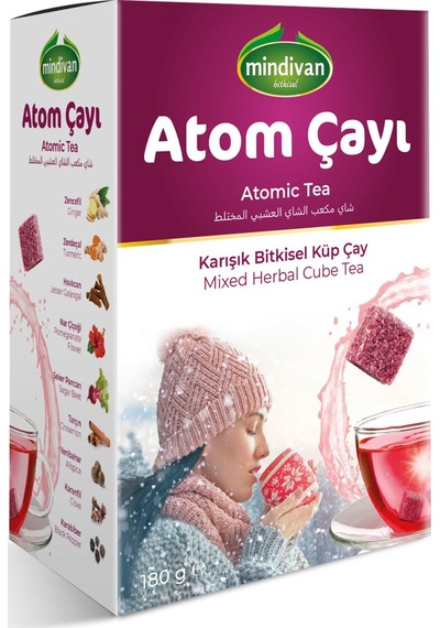 Mindivan Atom Karışık Bitkisel Küp Çay 180 G