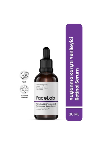 Yaşlanma Karşıtı Ve Cilt Yenileyici Retinol Serum 30 Ml