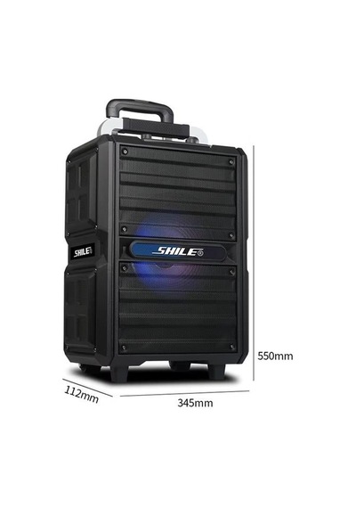 Shile Sl-2017 50 Watt Taşınabilir Seyyar Aktif Amfi Hoparlör Kabl