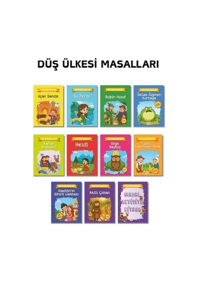 Düş Ülkesi Masalları Seti 10 +1 Aktivite Takım - Yqbx-837094