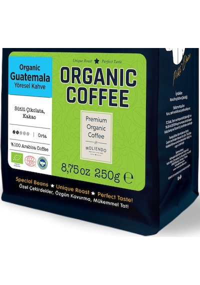 Moliendo Organic Guatemala Yöresel Çekirdek Kahve 250 G