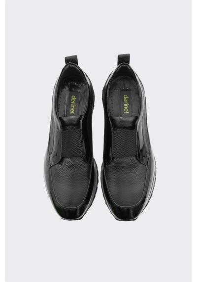 Derinet Hakiki Deri Lastik Bağcıklı Erkek Sneaker S.rugan S.rugan
