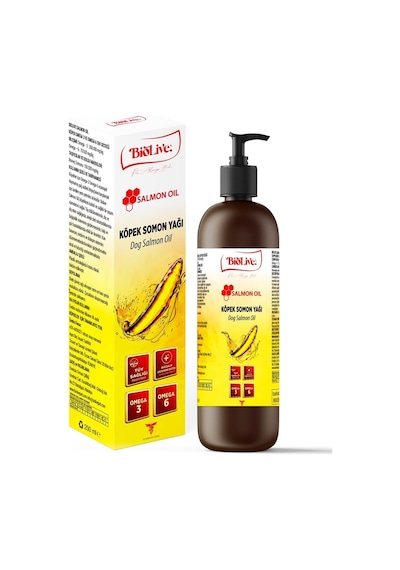 Biolive Köpekler İçin Somon Yağı Tüy-dış Eti-bağışıklık-kalp Ve Göz Sağlı 200ml