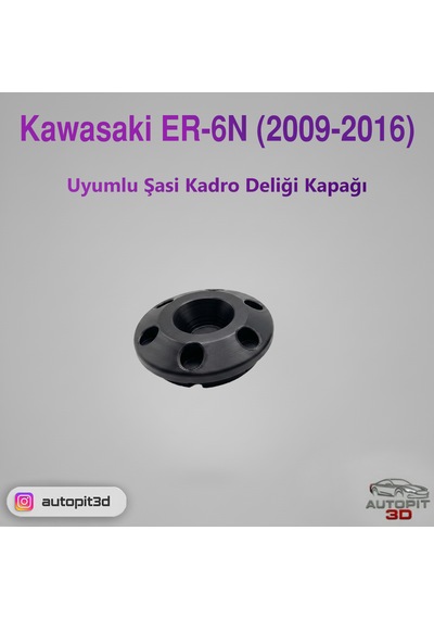 Kawasaki Er-6n 2009-2016 Uyumlu Şasi Kadro Deliği Kapağı