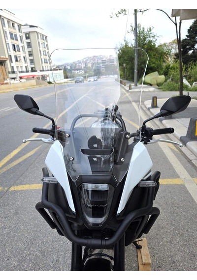 Motocam Honda Nx 500 Ön Cam 2025-2026 Model 48cm Şeffaf Renkli 4mm Uzun