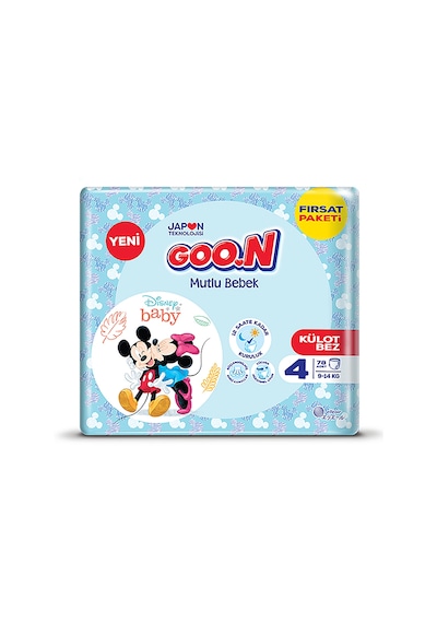 Goon Külot Bez Mutlu Bebek 4 Numara Maxi 78 Adet