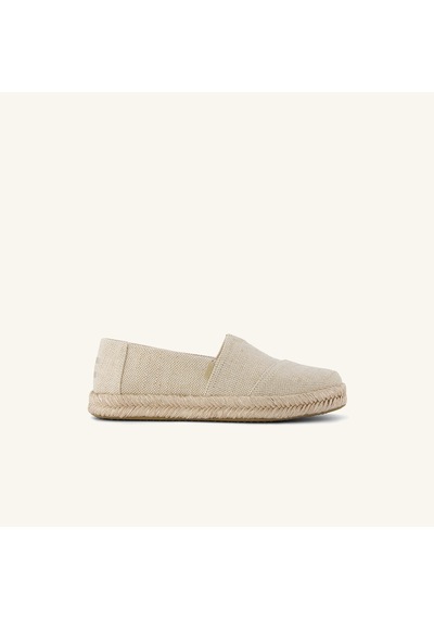 10023022 Champagne Glimmer Terlik Kadın 10023022 Toms Alpargata Rope 2.0 Champagne Glimmer Slub Can
