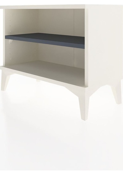 Arges Komodin Tek Raflı 60x30x48 Aytaşı-antrasit Aytaşı