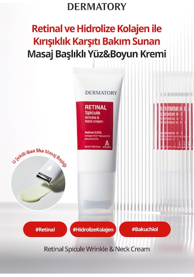 Kırışıklık Karşıtı, Masaj Başlıklı Yüz&boyun Kremi Dermatory Retinal Spicule Wrinkle&neck Cream