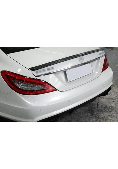 Mercedes W218 Uyumlu Pianoblack Spoiler