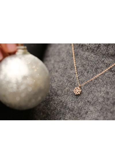 Reis Kuyumculuk T9813 Frozen Necklace Altın  Kolye