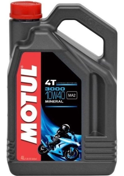 Motul 3000 10W-40 4T Mineral Motosiklet Motor Yağı 4 x 1 L