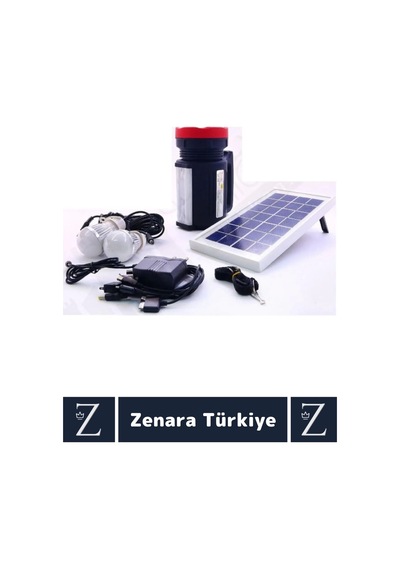 Kamp Avcı Deprem Solar Güneş Enerjili Uzun Çalışma Süreli Güçlü Beyaz Işık Şarjlı Fener Işıldak Çok Renkli