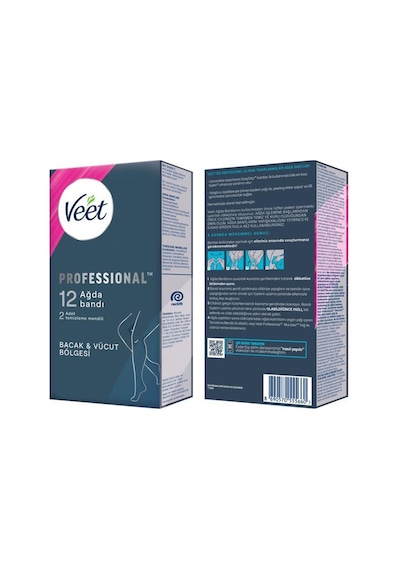 Professional Ağda Bandı Bacak & Vücut Bölgesi Hassas Ciltler İçin 12'li