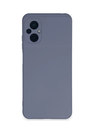 Xiaomi Poco M5 Kılıf Nano İçi Kadife Silikon - Gri -