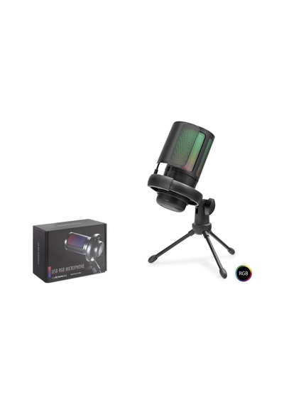 Profesyonel Rgb Mikrofon 192 Khz / 24 Bit Type-c - Siyah Me6s