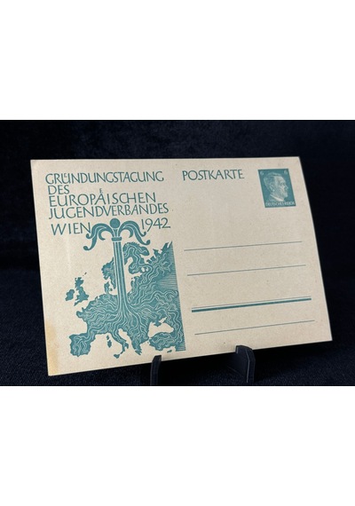 Antiye 6 Pf. H Tler Pullu Almanya 1942 Europaischer Postkongress Wien 1942 Tam Seri Özel Gün Damgalı