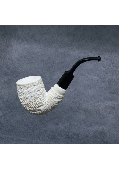 Yunar Zanera 9mm. Filtreli Akrilik Saplı Lületaşı Pipo 12010m