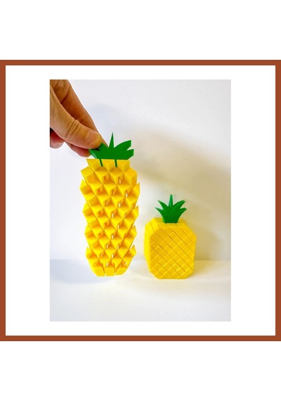 Bezos 3d Baskı Ananas Fidget Oyuncak - Hareketli Duyusal Masa Oyuncağı, Stres Giderici Puzzle Fidget Pro