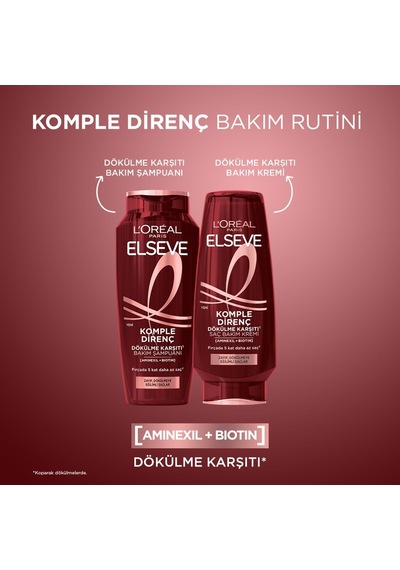 Ayrex L'oréal Paris Elseve Komple Direnç Dökülme Karşıtı Şampuan 400 Ml