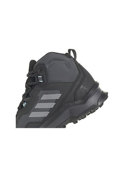Adidas Terrex Ax4 Mid Goretex Womens Boat Su Geçirmez Nefes Alan Bilekli Trekking Kadın Bot Gri Gri