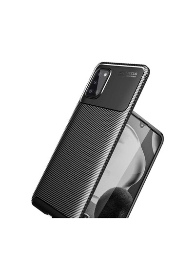 Samsung Uyumlu Galaxy A31 Kılıf Zore Negro Silikon Kapak-Lacivert