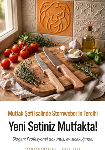 Solingen Paslanmaz Çelik Mutfak Bıçak Seti Meyve Sebze Soyma Ve Et Doğrama İçin Ahşap Saplı 2'li Set Çok Renkli
