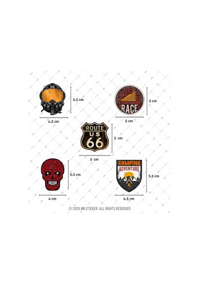 Bdls23 Küçük Boy 10lu Sticker Seti