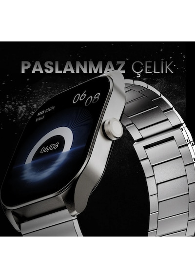 HiFuture APEX 2.04" AMOLED Ekran BT Arama IP68 Su Geçirmez Akıllı Saat  (Hifuture Türkiye Garantili)
