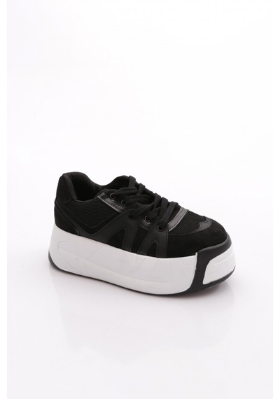 Dgn Sp191 Kadin Sneaker Ayakkabi Siyah