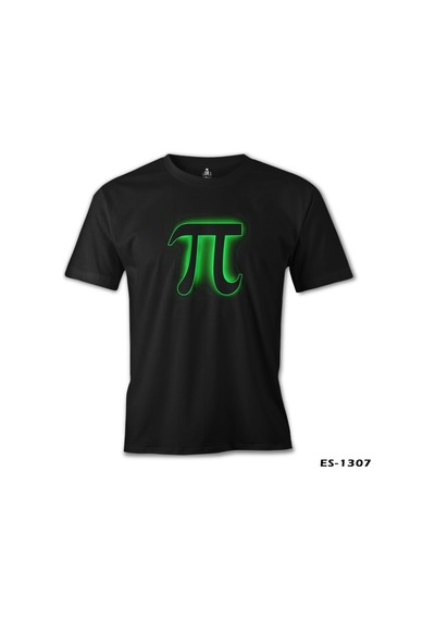 Matematik - Pi 10 Siyah Erkek Tshirt