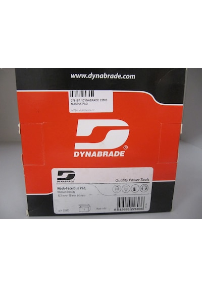 Dynabrade 22603 152Mm 6" Hivac, Hook-Face Disc Pad Med. Density