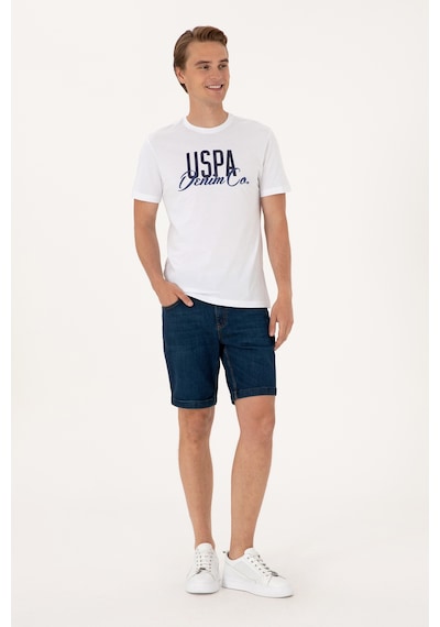 U.S. Polo Assn. Erkek Mavi Jean Şort 50306058-DN0030