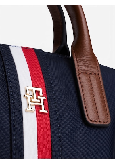 Tommy Hilfiger Popette Mını Tote Corp Kadın Mavi Çanta - Aw0aw19025