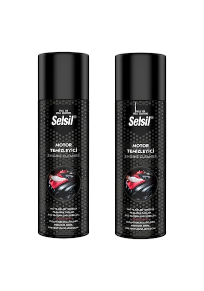 Selsil Profesyonel Motor Temizleme Spreyi 2 Adet 500 ML