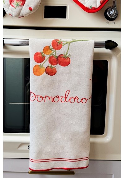 Rakle x Bengi Kurtcebe Pomodoro 2'li Kurulama Bezi 45x60 cm