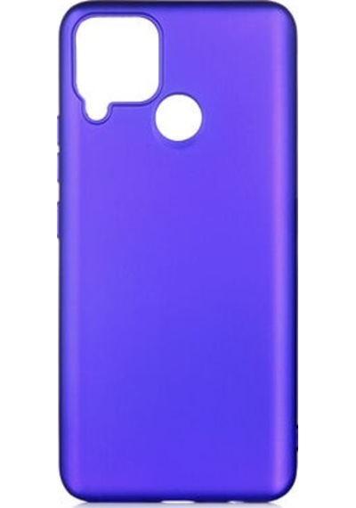 Realme C25 Kılıf Esneyebilen Şık Sofina Silikon Kapak Lacivert