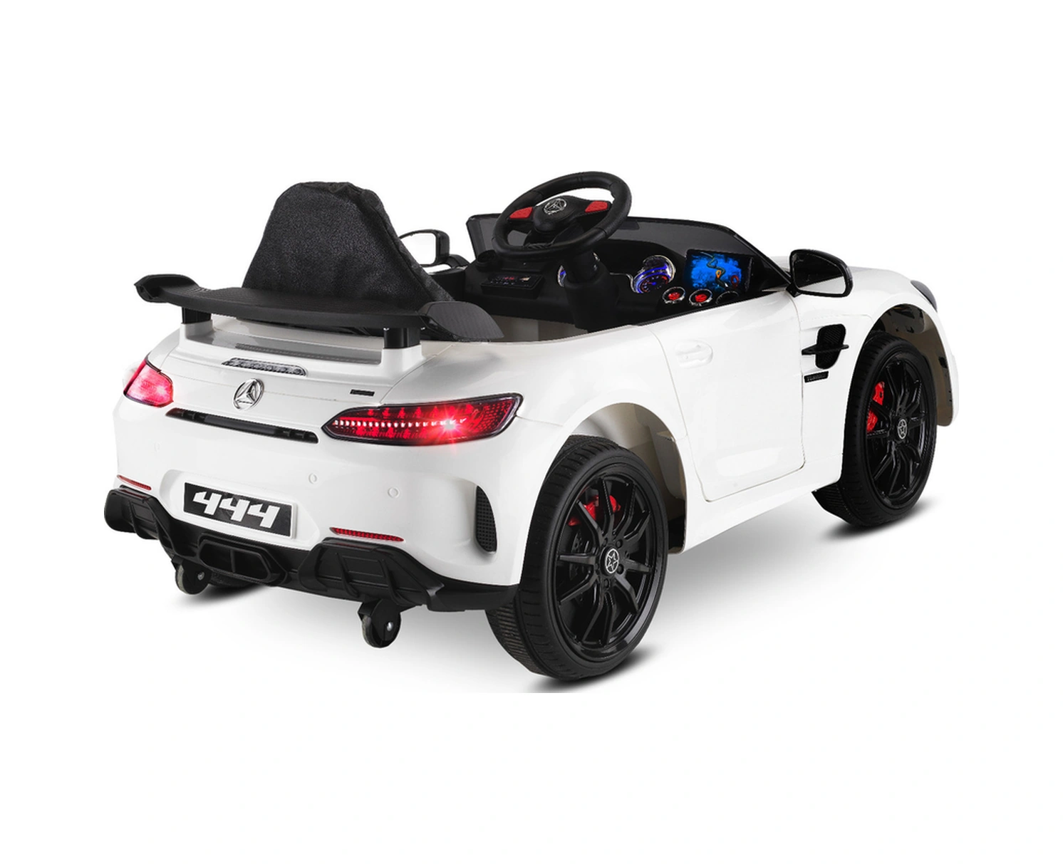 444 Gtr Sport 12 Volt Akülü Araba Spor Akülü Araçlar Beyaz