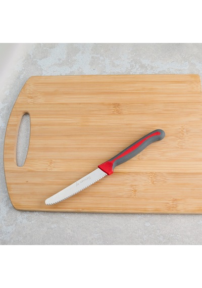 Aryıldız Plurex Tırtıklı Domates Bıçak Antrasit 11,5 Cm Renkli