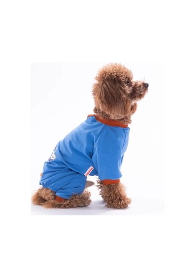 Pawstar 26901 Mavi Ducks Küçük Irk Köpek Pijama Tulum
