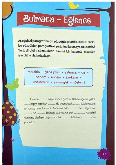 3. Sınıf Hem Okurum Hem Yazarım Öykü Tamamlama (Yuva Yayınları)