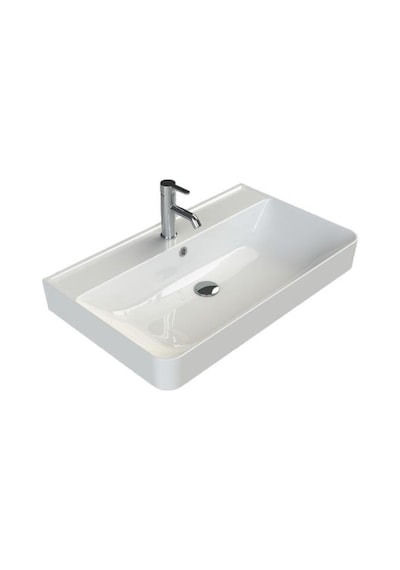 Turkuaz Cerastyle Hera Tezgah Üstü Lavabo 80 48 Cm