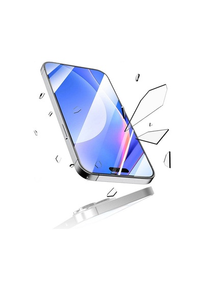 Apple iPhone 15 Uyumlu Plus Recci Rsp-a03sd 3d Hd Full Transparan Temperli Cam Ekran Koruyucu