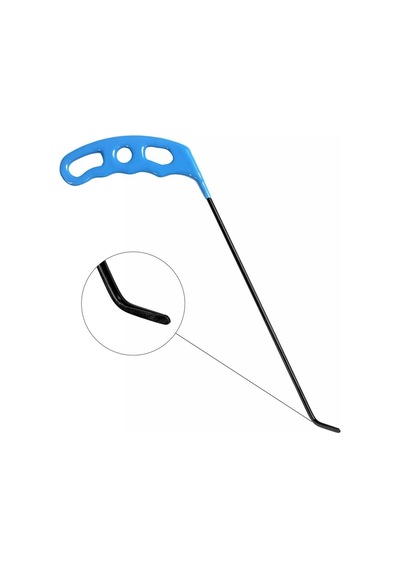 23 Cm 4 Mm Çap Sağlı Sollu Tek Kıvrımlı Sol Boyasız Göçük Düzeltme Çubuğu, Pdr Çubuk - S6-07