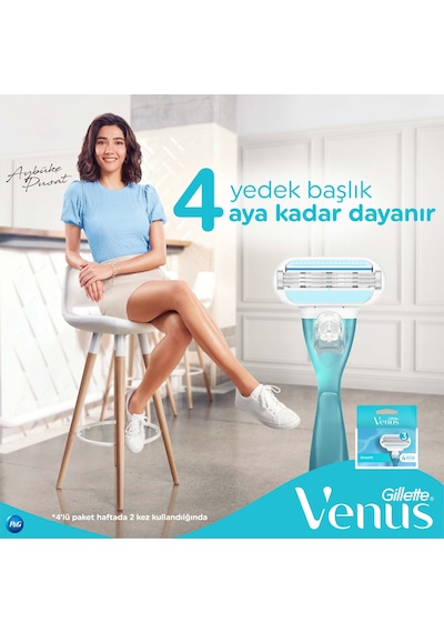 Gillette Venus Kadın Yedek Tıraş Bıçağı 4 Adet