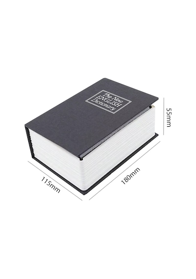 Kitap Görünümlü Metal Kasa 180x115x55mm 4390