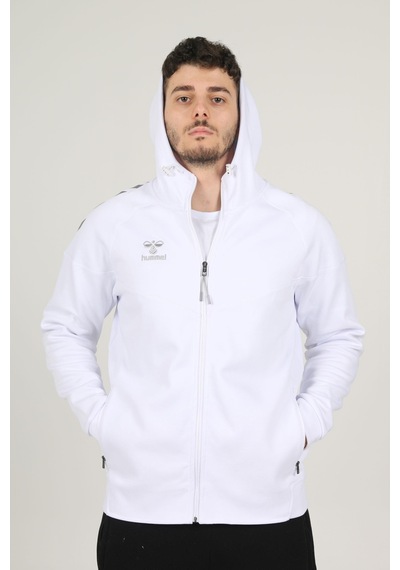 Hummel Armin Pro Pamuklu Sweatshirt Beyaz