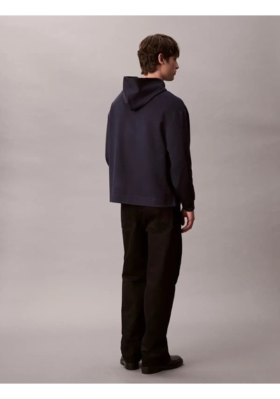 Calvin Klein Ls Stretch Wool Blen Siyah Erkek Sweatshirt