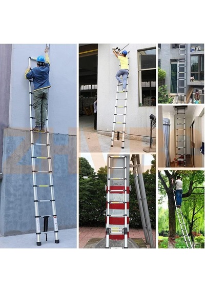 Master 504330 Paslanmaz Çelik Teleskopik Merdiven 260 Cm